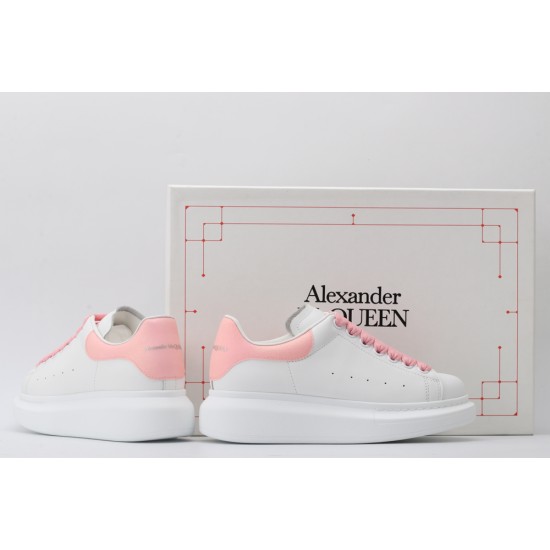 Alexander McQueen Oversized White Vivid Pink