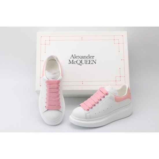 Alexander McQueen Oversized White Vivid Pink