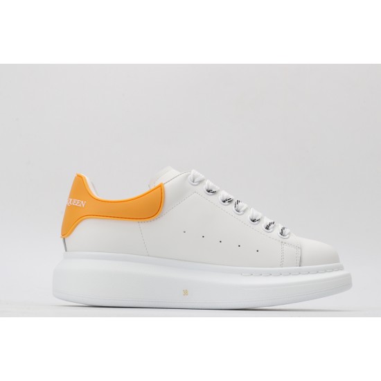 Alexander McQueen Oversized Sneaker White Total Orange