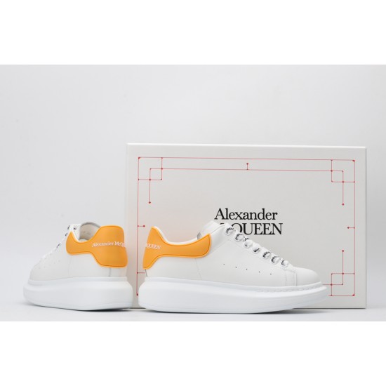 Alexander McQueen Oversized Sneaker White Total Orange