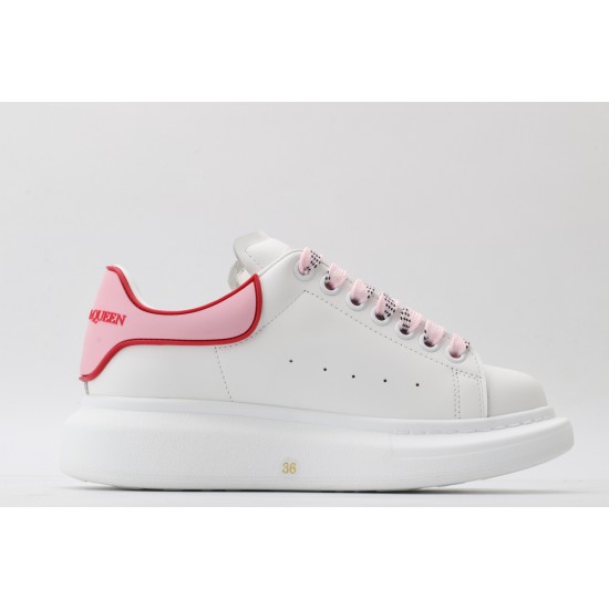 Alexander McQueen Oversized White Red Pink