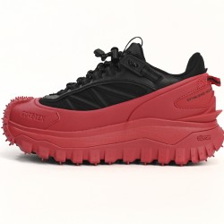 Moncler Trailgrip Gore-Tex Sneakers Black Red