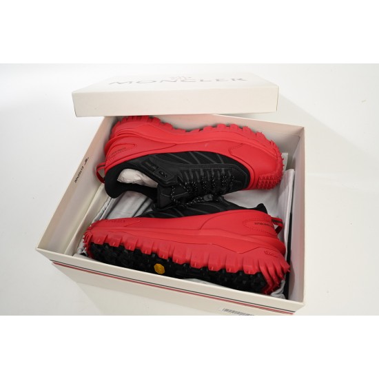 Moncler Trailgrip Gore-Tex Sneakers Black Red