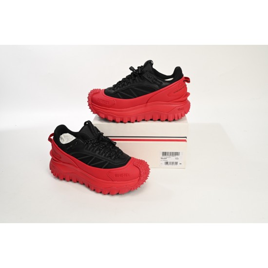 Moncler Trailgrip Gore-Tex Sneakers Black Red