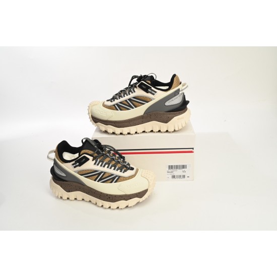 Moncler Trailgrip Gore-Tex Sneakers Beige White