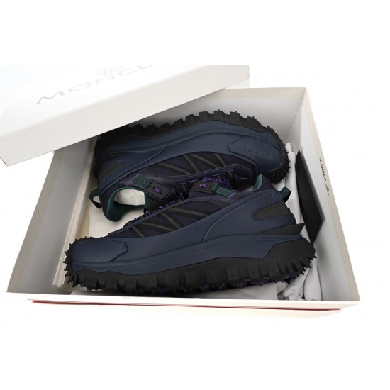 Moncler Trailgrip Gore-Tex Sneakers Fluorescent Black Blue Purple