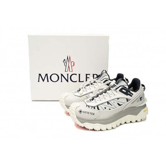 Moncler Trailgrip Gore-Tex Sneakers White Black Grey