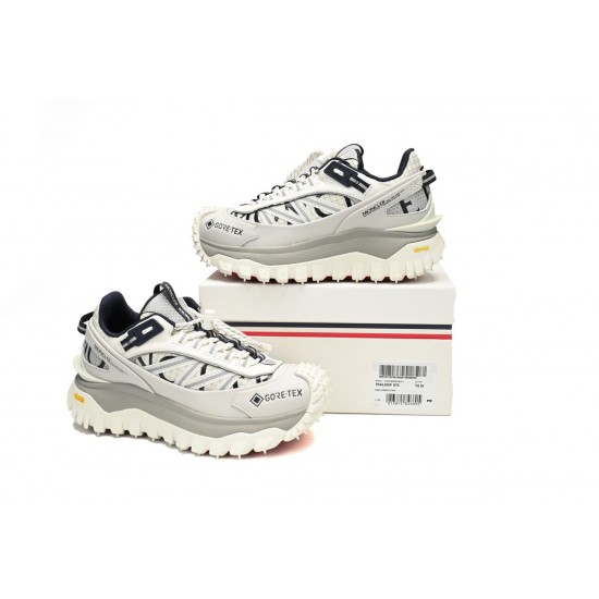 Moncler Trailgrip Gore-Tex Sneakers White Black Grey