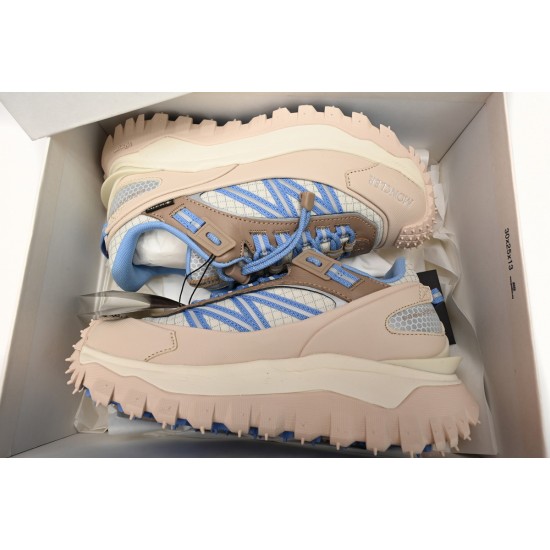 Moncler Trailgrip Gore-Tex Sneakers Beige UNC Blue