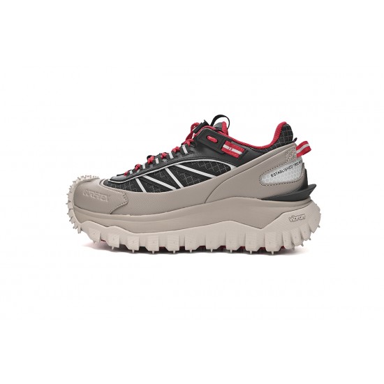 Moncler Trailgrip Gore-Tex Sneakers Black Grey Red