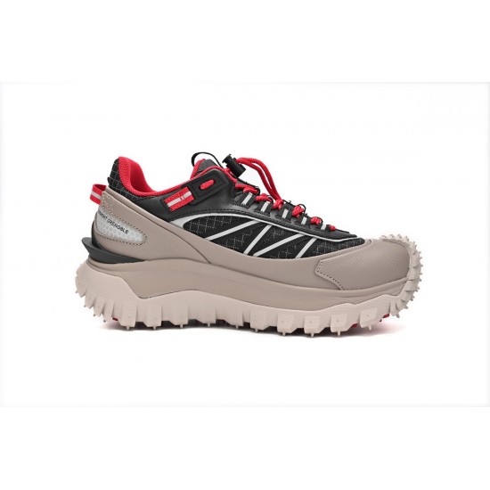 Moncler Trailgrip Gore-Tex Sneakers Black Grey Red