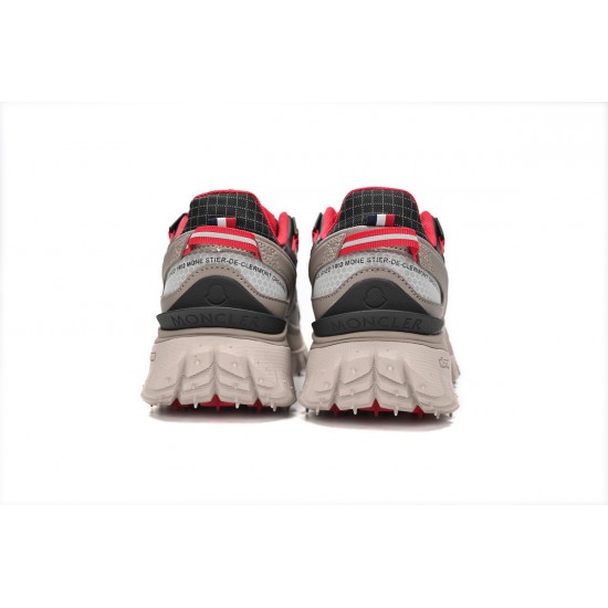 Moncler Trailgrip Gore-Tex Sneakers Black Grey Red