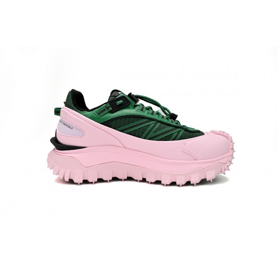 Moncler Trailgrip Gore-Tex Sneakers Women's Green Pink