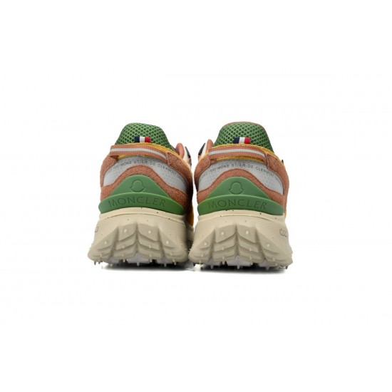 Moncler Trailgrip Suede Sneakers Green Multicolour