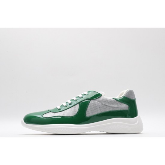 Prada America’s Cup Original Low-top Sneakers Green Patent