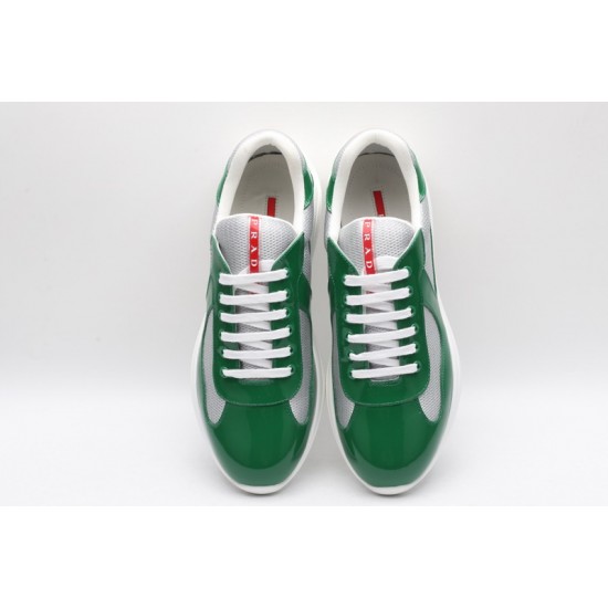 Prada America’s Cup Original Low-top Sneakers Green Patent