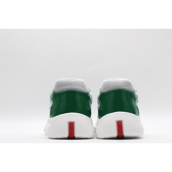 Prada America’s Cup Original Low-top Sneakers Green Patent