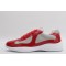 Prada America’s Cup Original Low-top Sneakers Red Mesh Leather