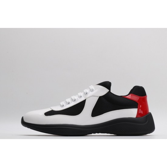 Prada America’s Cup Original Low-top Sneakers White Black Red