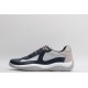 Prada America’s Cup Original Low-top Sneakers Navy Mesh Grey