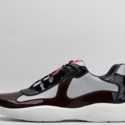 Prada America’s Cup Original Low-top Sneakers Grape Patent Black