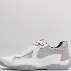 Prada America’s Cup Original Low-top Sneakers White Mesh Grey