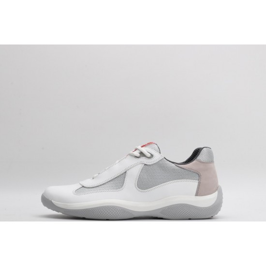 Prada America’s Cup Original Low-top Sneakers White Mesh Grey