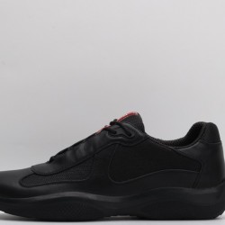 Prada America’s Cup Original Low-top Sneakers Black Leather