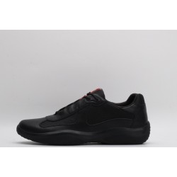 Prada America’s Cup Original Low-top Sneakers Black Leather