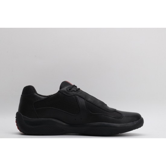 Prada America’s Cup Original Low-top Sneakers Black Leather