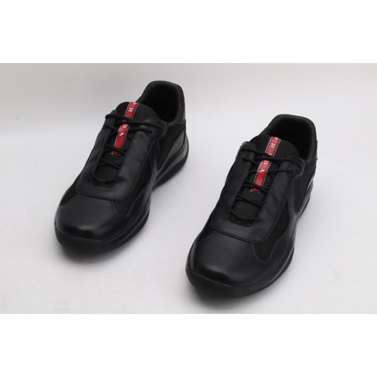 Prada America’s Cup Original Low-top Sneakers Black Leather