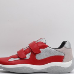 Prada America’s Cup Original Low-top Sneakers Velcro Red