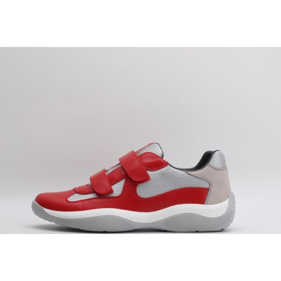 Prada America’s Cup Original Low-top Sneakers Velcro Red