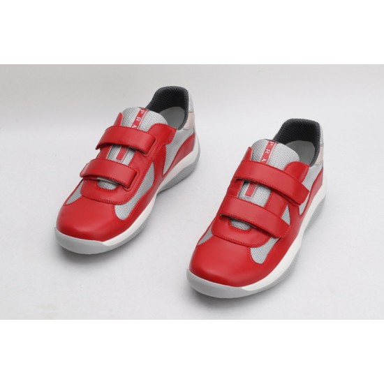 Prada America’s Cup Original Low-top Sneakers Velcro Red