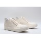 Rick Owens Luxor Low-Top Leather Sneakers White