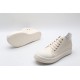 Rick Owens Luxor Low-Top Leather Sneakers White