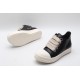 Rick Owens Luxor Low-Top Leather Sneakers Black Milk