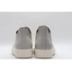 Rick Owens Luxor Low-Top Leather Sneakers Cool Grey