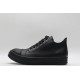 Rick Owens Luxor Low-Top Leather Sneakers Black