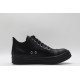 Rick Owens Luxor Low-Top Leather Sneakers Black