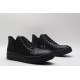 Rick Owens Luxor Low-Top Leather Sneakers Black