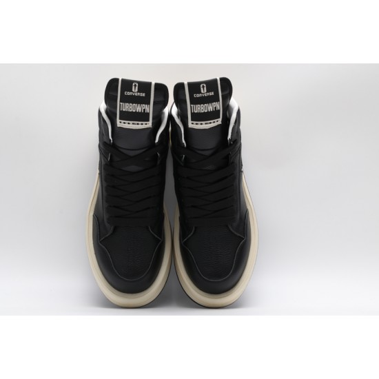 Converse Rick Owens x TURBOWPN Mid 'Black Cloud Cream' 172342C