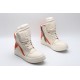 Rick Owens Geobasket Sneakers White Orange