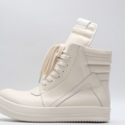 Rick Owens Geobasket Sneakers White