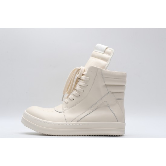 Rick Owens Geobasket Sneakers White