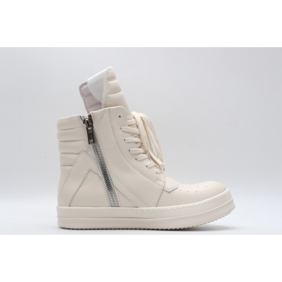 Rick Owens Geobasket Sneakers White