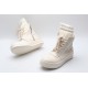 Rick Owens Geobasket Sneakers White