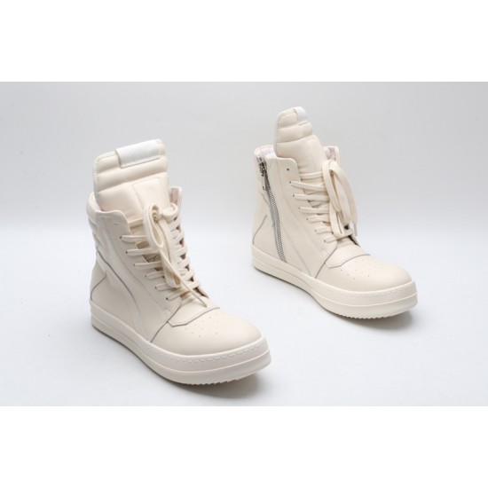 Rick Owens Geobasket Sneakers White