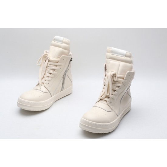 Rick Owens Geobasket Sneakers White