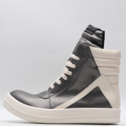 Rick Owens Geobasket Sneakers Obsidian Milk